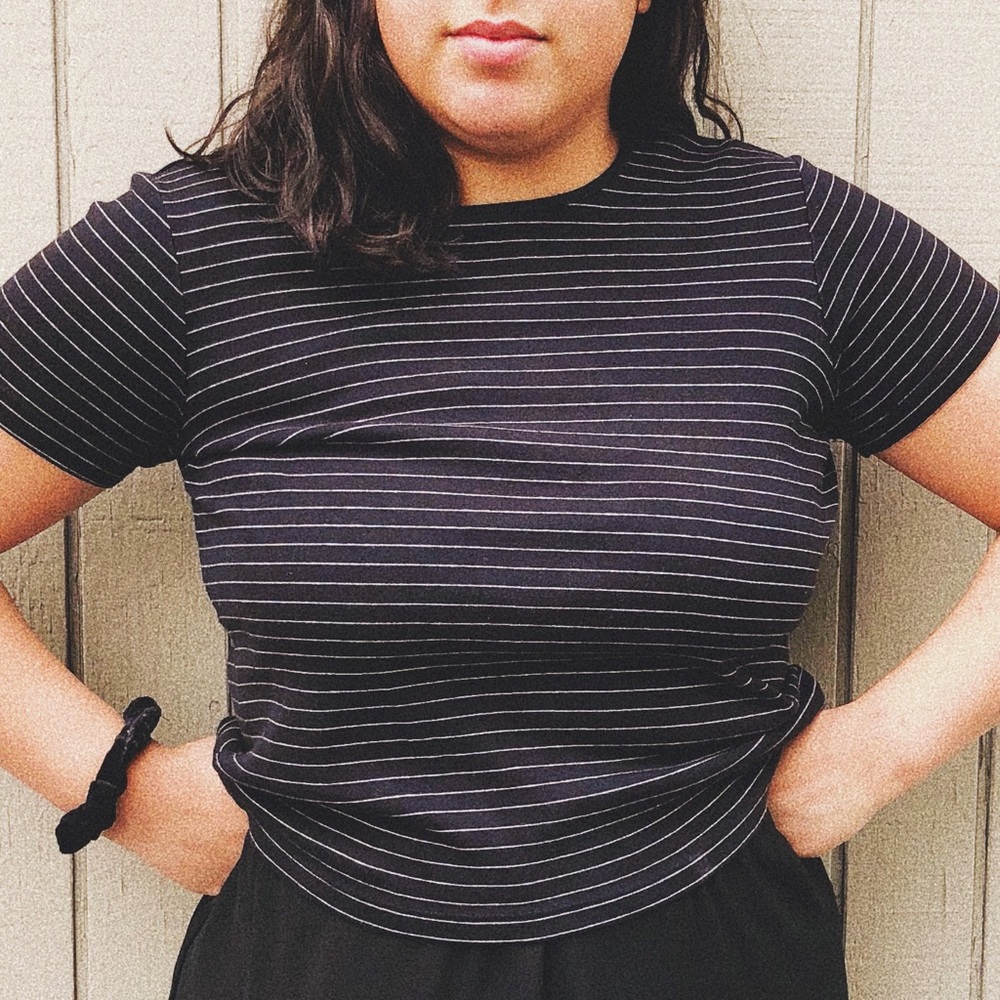 striped tee